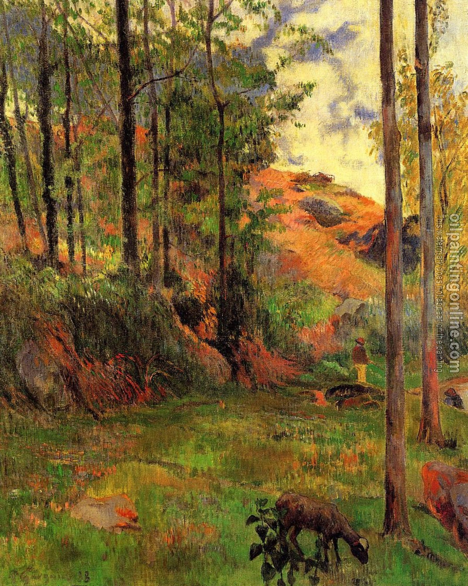 Gauguin, Paul - Path down to the Aven